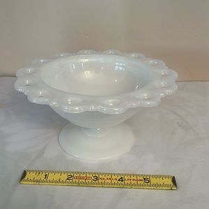 Glass candy dish